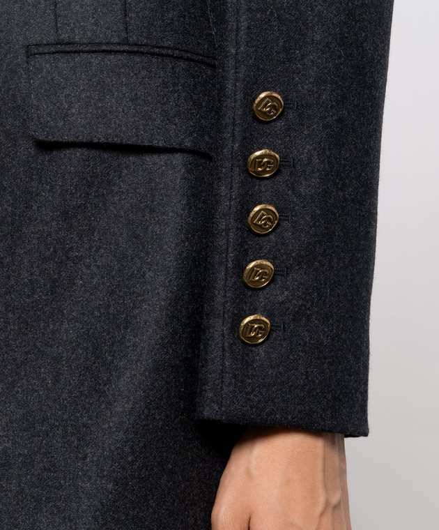 Dolce&Gabbana Сірий жакет з вовни F2JBNTFU291 зображення 4