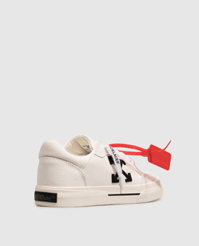 Off-White Белые кроссовки Vulcanized с фактурным логотипом W288C9F003