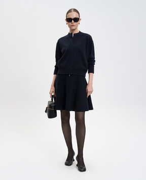 Max Mara Синій кардиган Pelago з вовни PELAGO