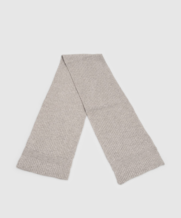 Allude Сірий шарф з кашеміру 26511247