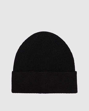 Balmain Черная шапка из шерсти HH1XC050KK35