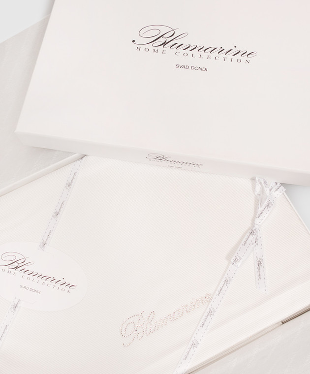 Blumarine Home Білий ранер з кристалами W0200250033 зображення 2