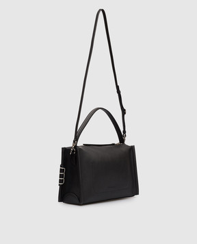 JW Anderson Черная кожаная сумка Loafer HB0716LA0383