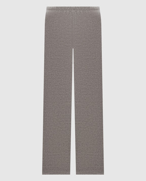 The Row Серые меланжевые штаны Kohana с кашемиром 10850K628