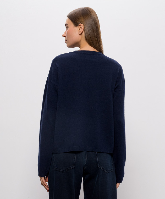 Woolrich Синий джемпер с шерстью CFWWKN2044FRUF0574 изображение 4