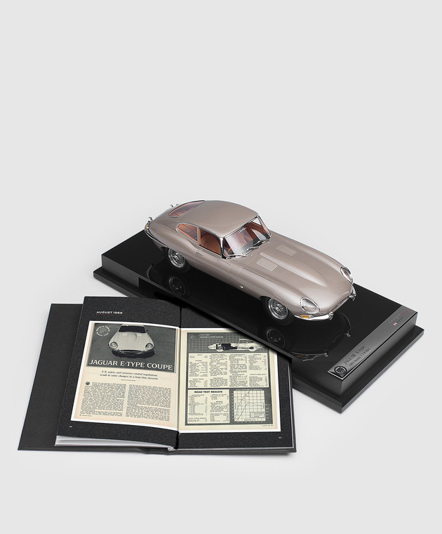 Amalgam Бежевый сувенир в форме автомобиля Jaguar E-type Coupe M6008 изображение 4