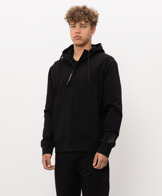 C.P. Company Metropolis Черная спортивная куртка LSS017A006452W изображение 3