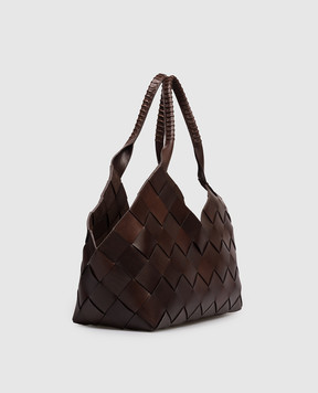 Dragon Коричневая кожаная сумка Castello DGS68111