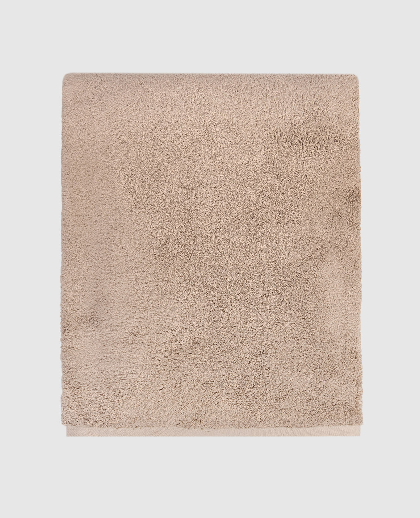 Бежевое махровое полотенце Olympia