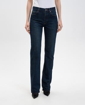Saint Laurent Синие джинсы NICO с эффектом потертости 782393Y10VG