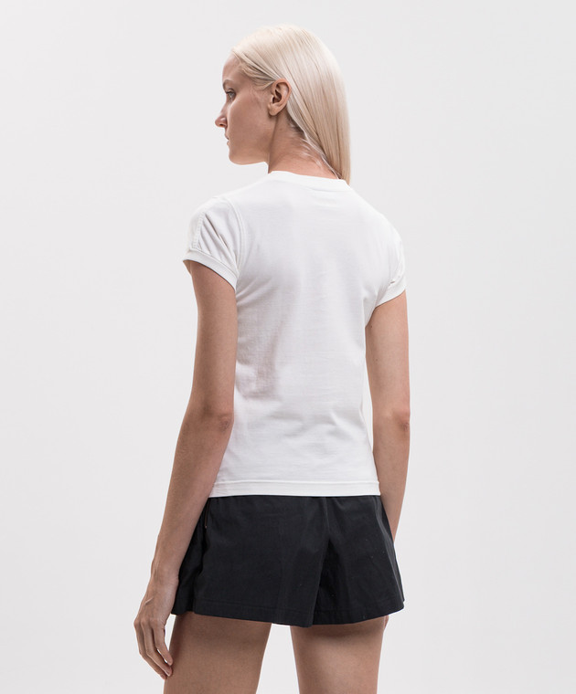 Vetements Футболка цвета айвори WH27TR165W изображение 4