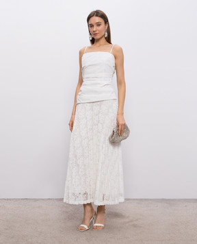 Simkhai Біла сукня Annalise з гофре 2261252PK