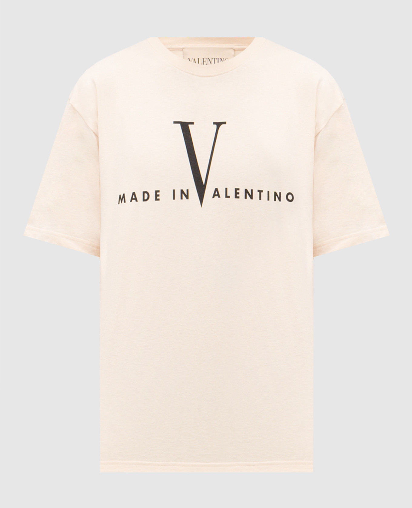 

Бежевая футболка с принтом логотипа, Бежевый, Футболки