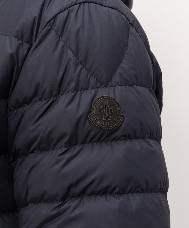 Moncler Синяя пуховая куртка Solienn L20911A00099597X2 изображение 5