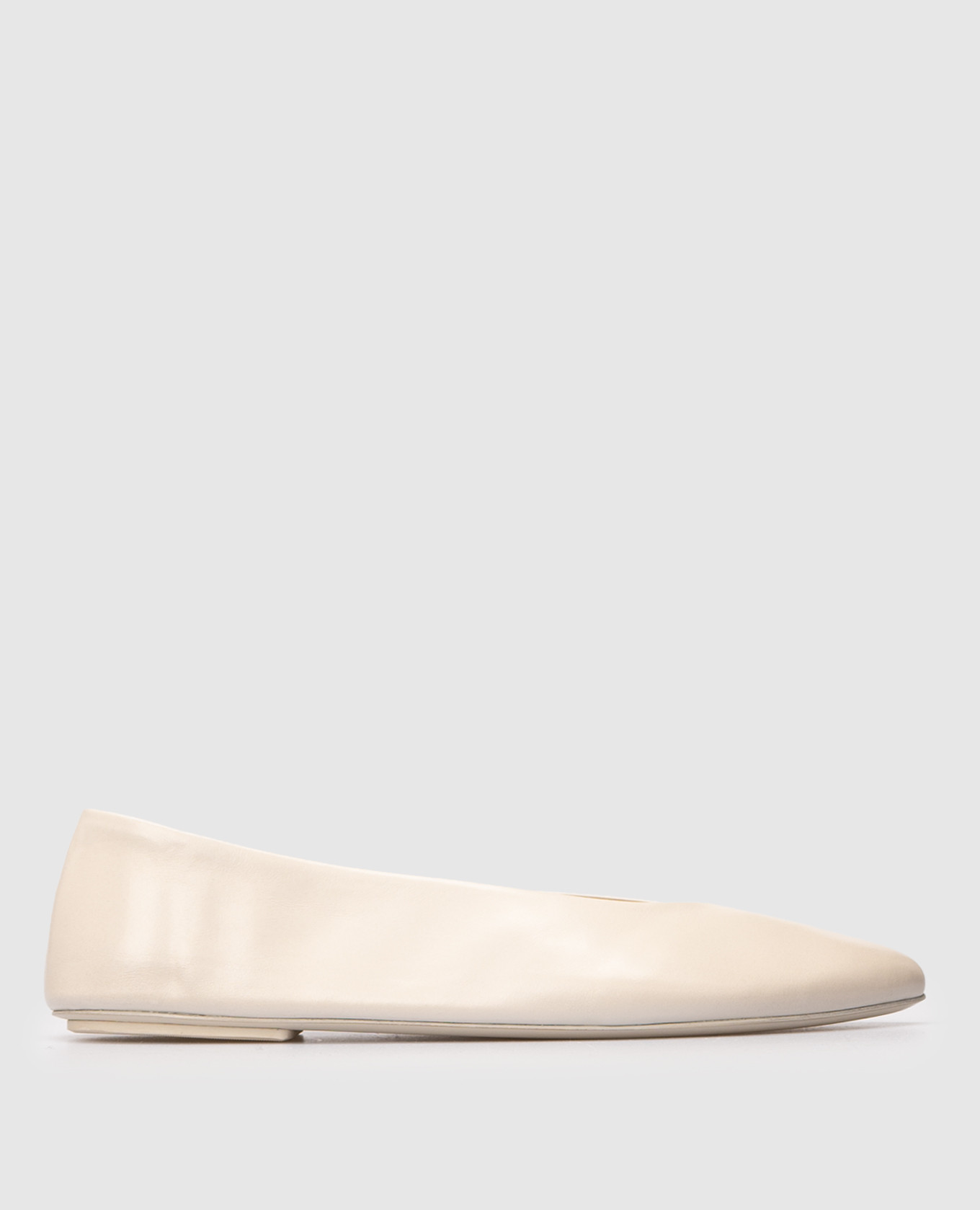 Серые кожаные балетки Frondina