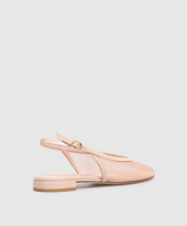 Stuart Weitzman Бежевые слингбеки Bareitall SN771 изображение 3