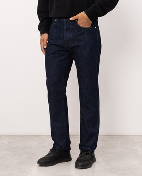 Stone Island Синие джинсы с логотип патч L2S14J100005S00J7