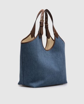 Versace Синяя джинсовая сумка La Medusa 10222101A17151