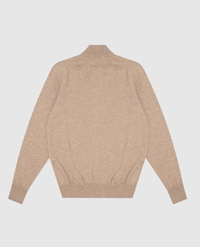 Brunello Cucinelli Детский бежевый кардиган из кашемира B22M10026B