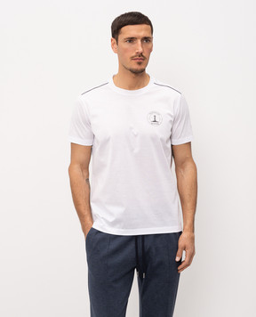 Bilancioni Белая футболка с принтом BE26T4GBE2