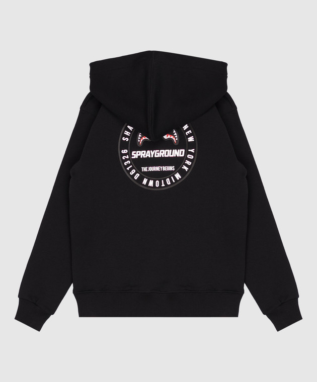 Sprayground Детские черные худи с принтом логотипа SPY1488GBLK изображение 2