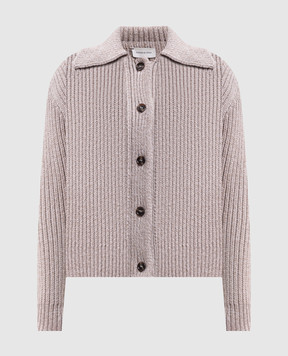 Magda Butrym Бежевий кардиган з вовни KNITWEAR27CARDIG314926