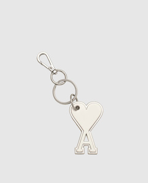 Ami Paris Сріблястий брелок Ami De Coeur UKR906369