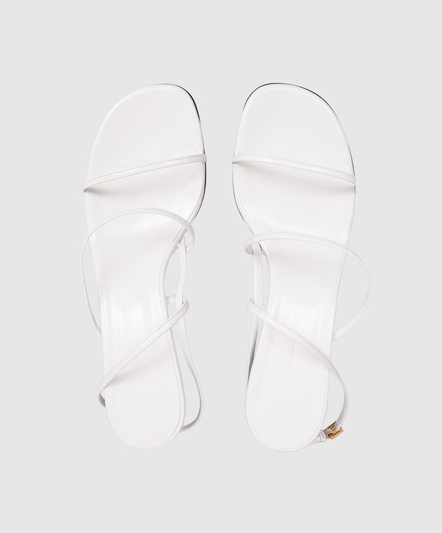 Khaite Білі шкіряні Loop Kitten F3076920 зображення 4