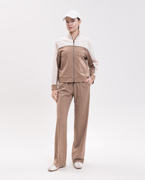 Peserico Коричневі штани з вовни P0493403464