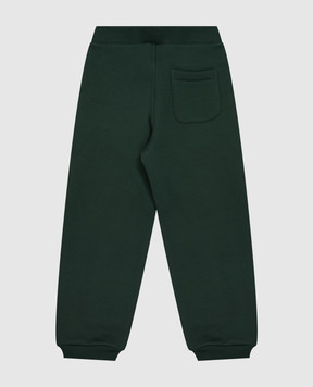 Ami Paris Детские зеленые спортивные штаны KTR928JE0269