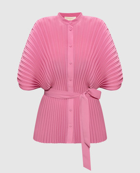 Twinset Розовая блуза с логотипом 261TP2560