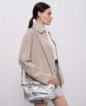 Max & Co Серебряная сумка Lumebag MCALUMEBAG1