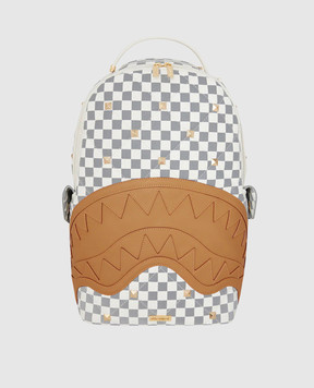 Sprayground Дитячий білий рюкзак DYNASTY OF THE SHARKS IN PARIS 910B7537NSZ