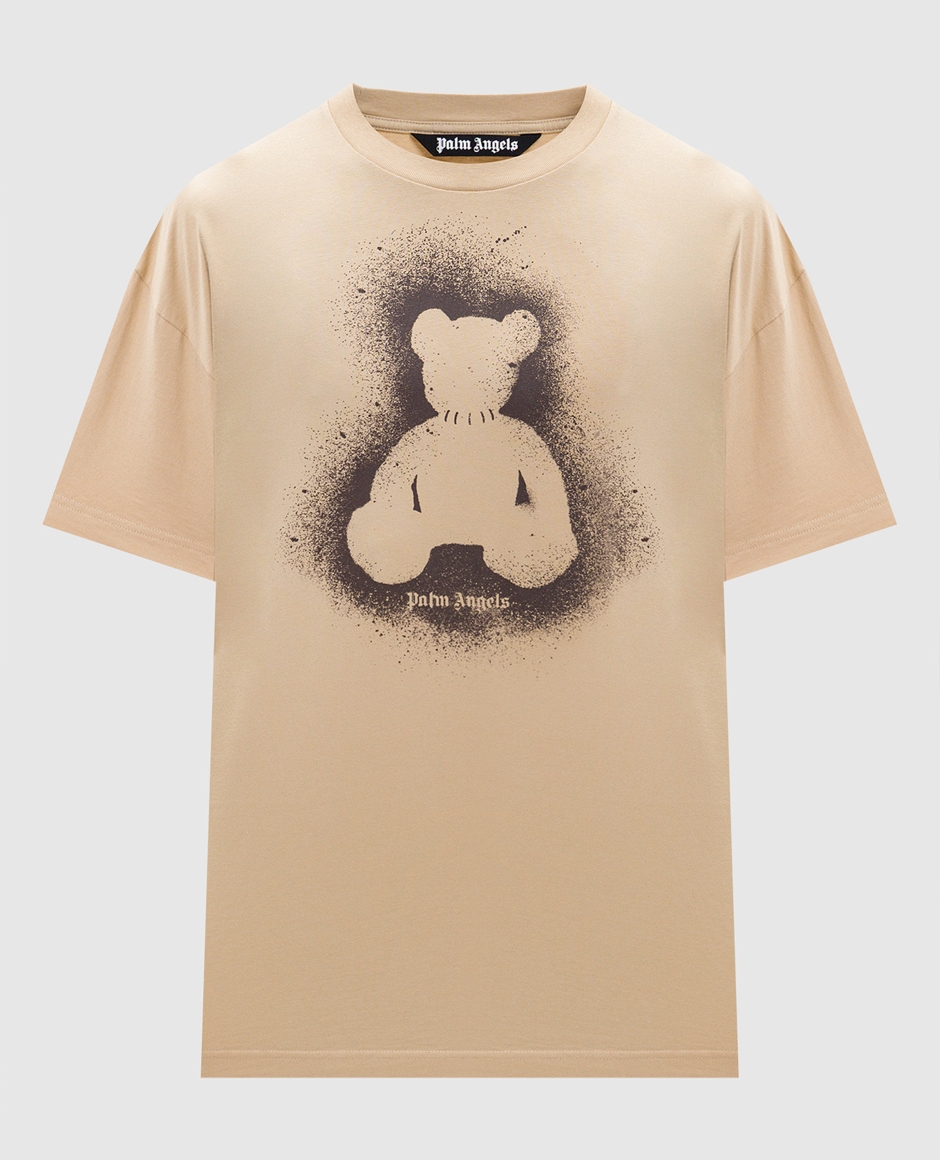 Бежевая футболка Spray Bear