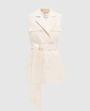 JOSEPH Жилет Diafa кольору айворі з льоном JF009694