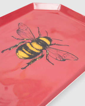 Les Ottomans Декорвативна рожева таця Bee ITP16