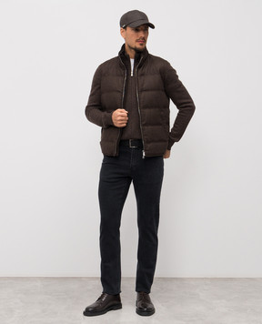 Enrico Mandelli Серые джинсы с логотип патч 0MIAMI5861