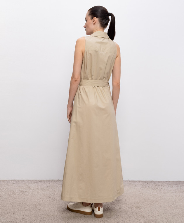 Woolrich Бежевое платье-рубашка CFWWDR2022FRUT3944 изображение 3