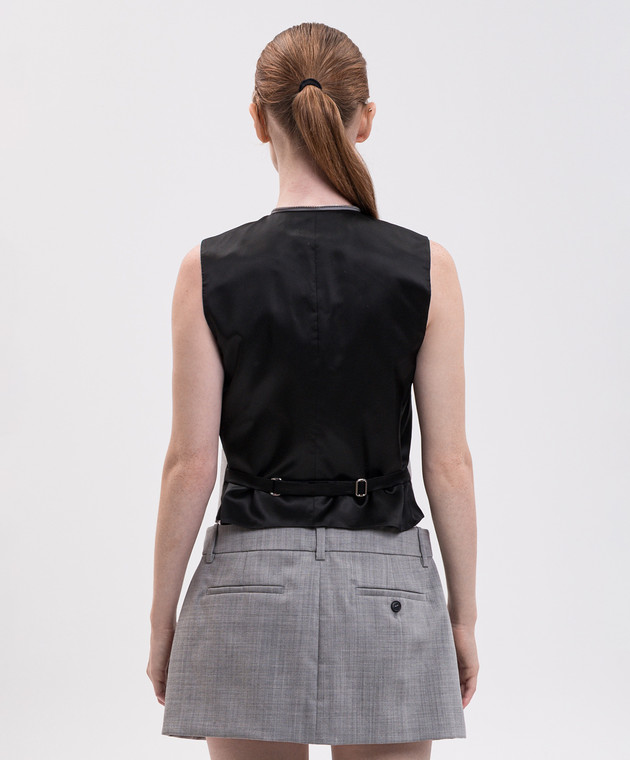 Alexander Wang Серый жилет с шерстью 1WC3262778 изображение 4