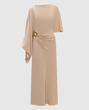 JOSEPH Бежевое платье миди Joya JF009654