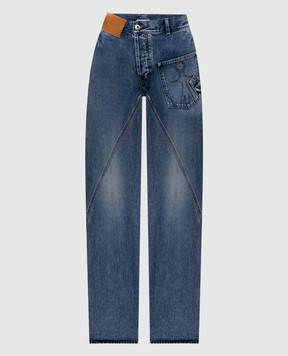 JW Anderson Синие джинсы с логотип патч DT0127PG1849