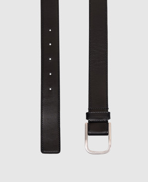 Saint Laurent Чорний шкіряний ремінь A005ABAAEJE