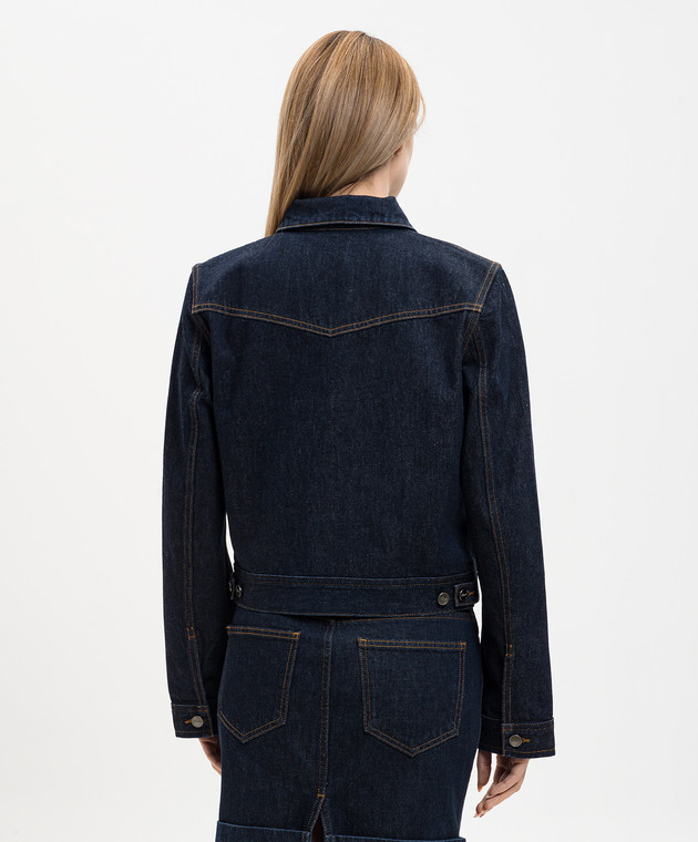 Khaite Синя джинсова куртка Augustine 1175908040 зображення 4