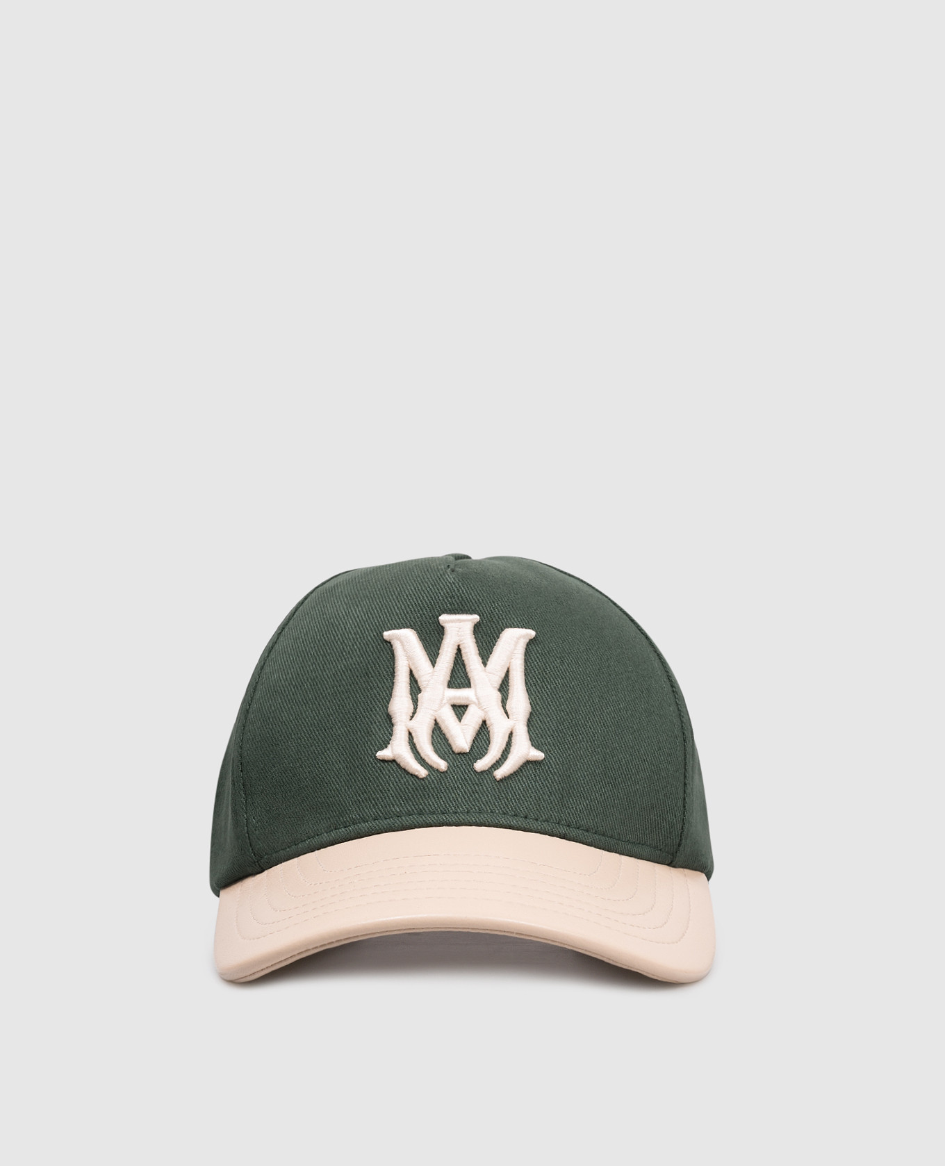 

Зеленая комбинированная кепка с логотипом, Зеленый, Кепки