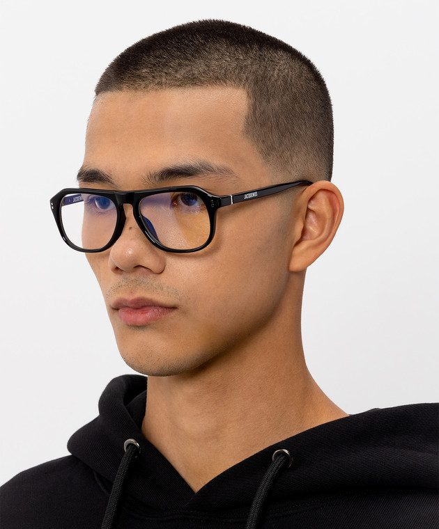 Jacquemus Черная оправа для очков JAC214C1OPT изображение 2