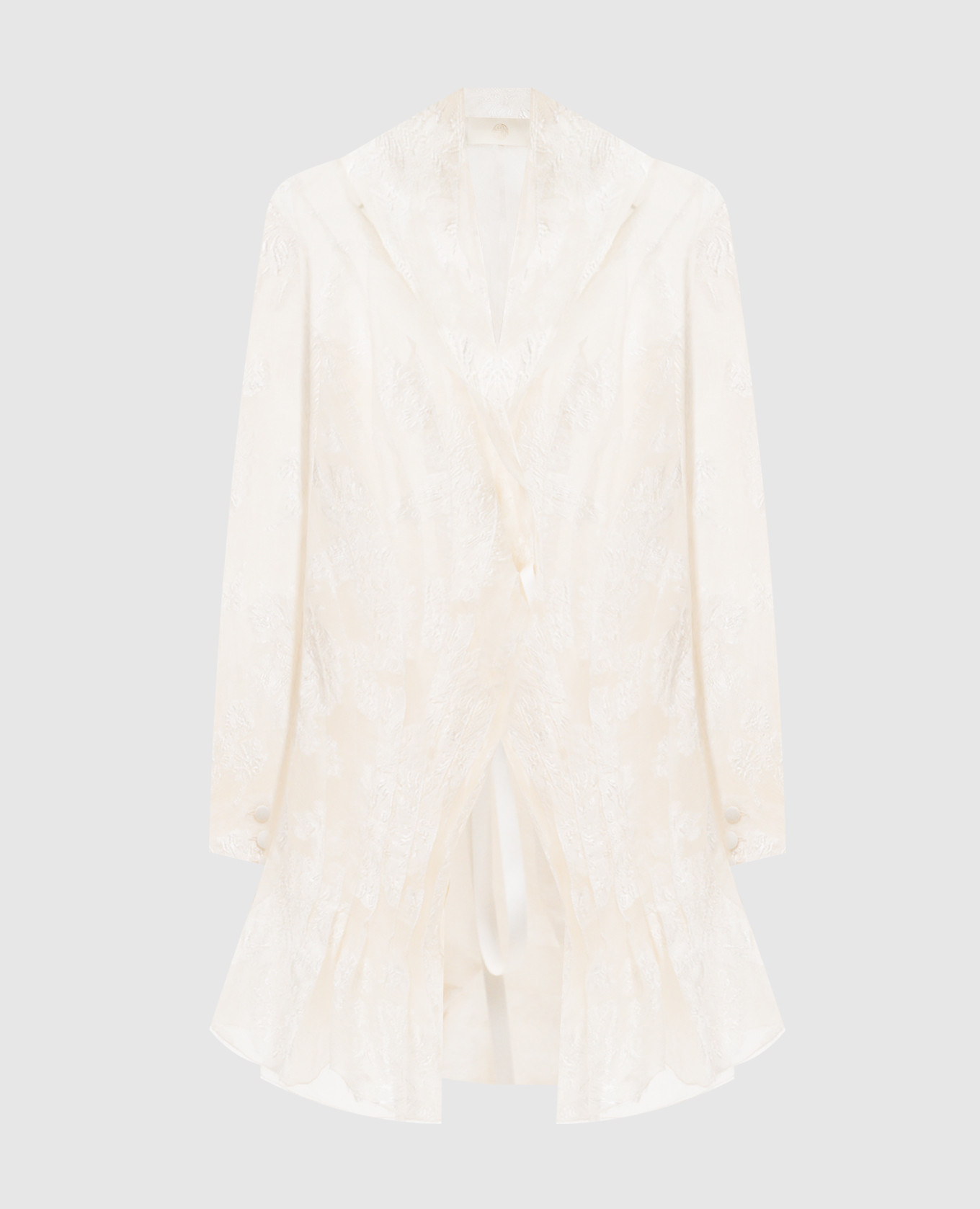 

Жакет на запах из кружева, Бежевый, Жакеты