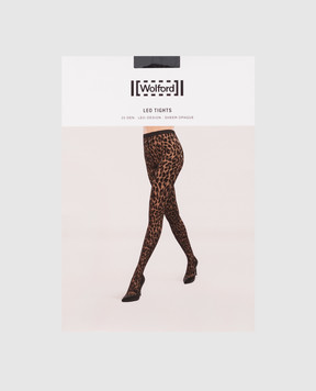 Wolford Чорні колготи Leo 20 den 14901