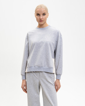 Peserico Сірий меланжевий світшот з логотипом A12575J0Q12379E