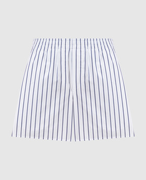 Ami Paris Белые шорты в полоску USO806CO0220
