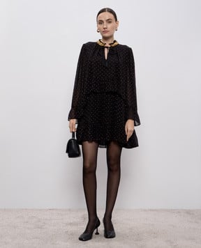 Twinset Чорна сукня в горох 252TS2281